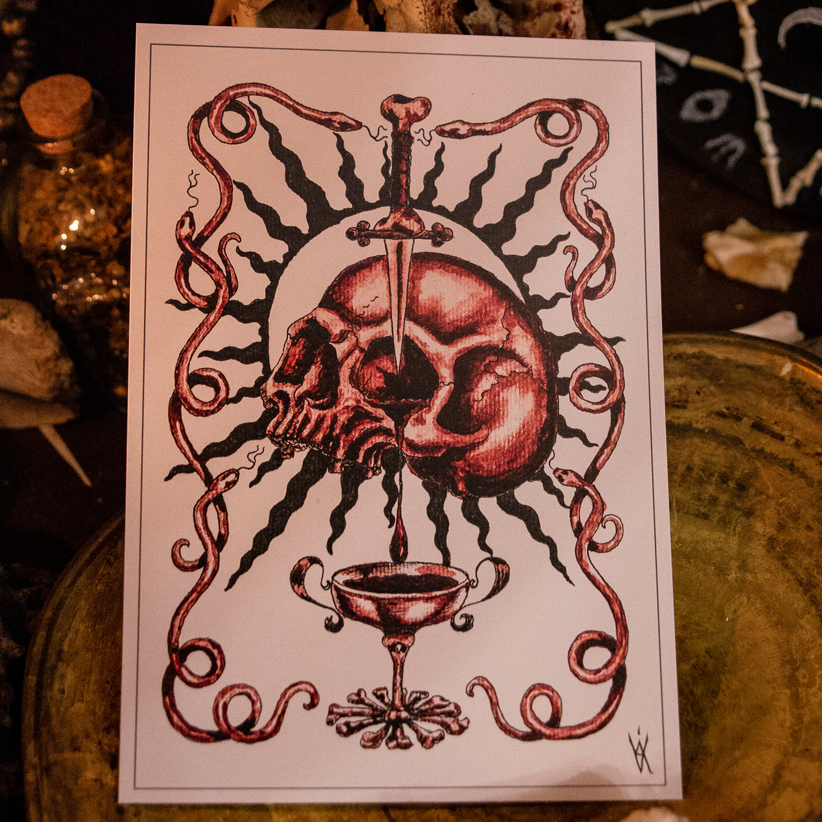 ⋮ Worship Death II ⋮ A5 Print