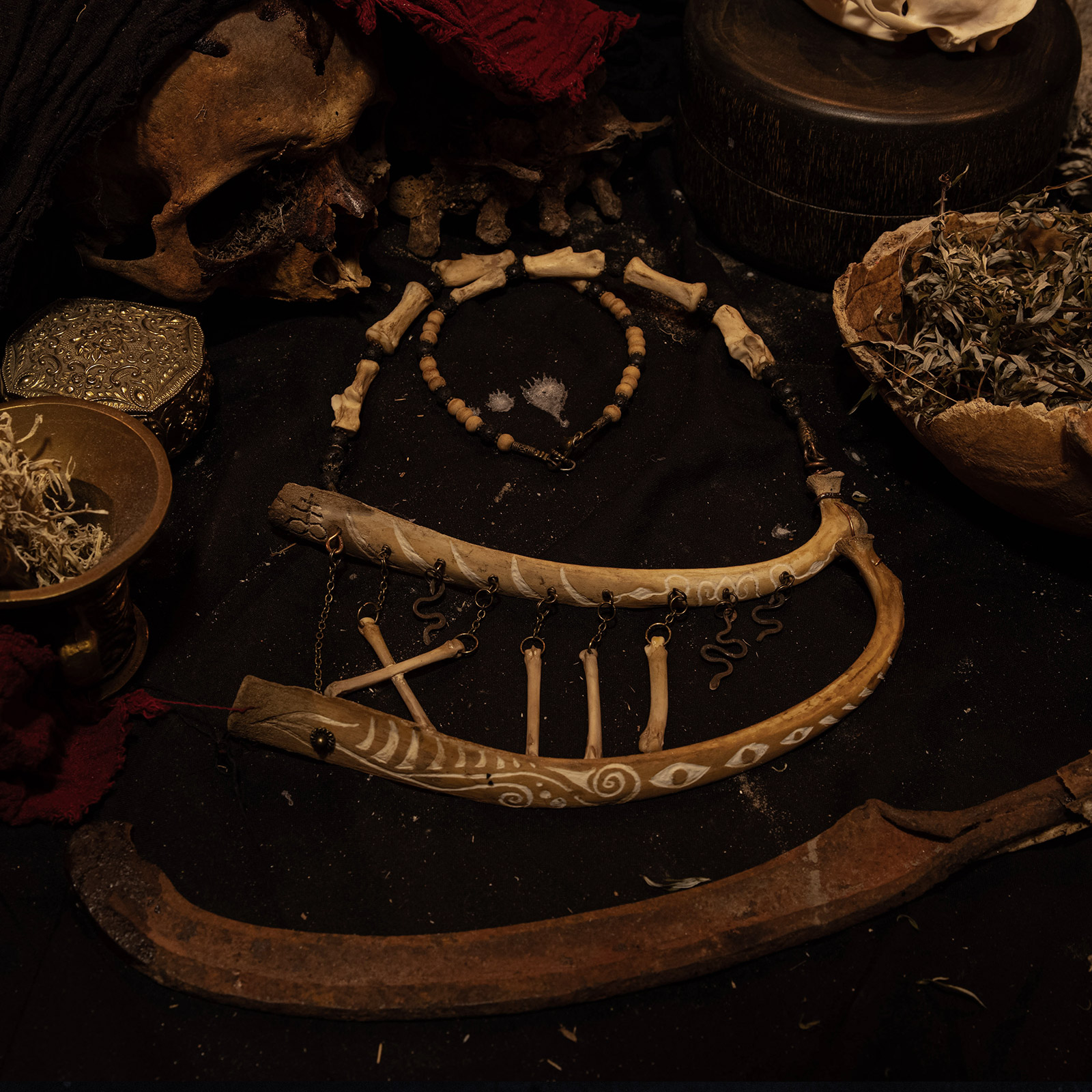 ⋮ Deathbringer ⋮ Bone Necklace (Collection Rho)
