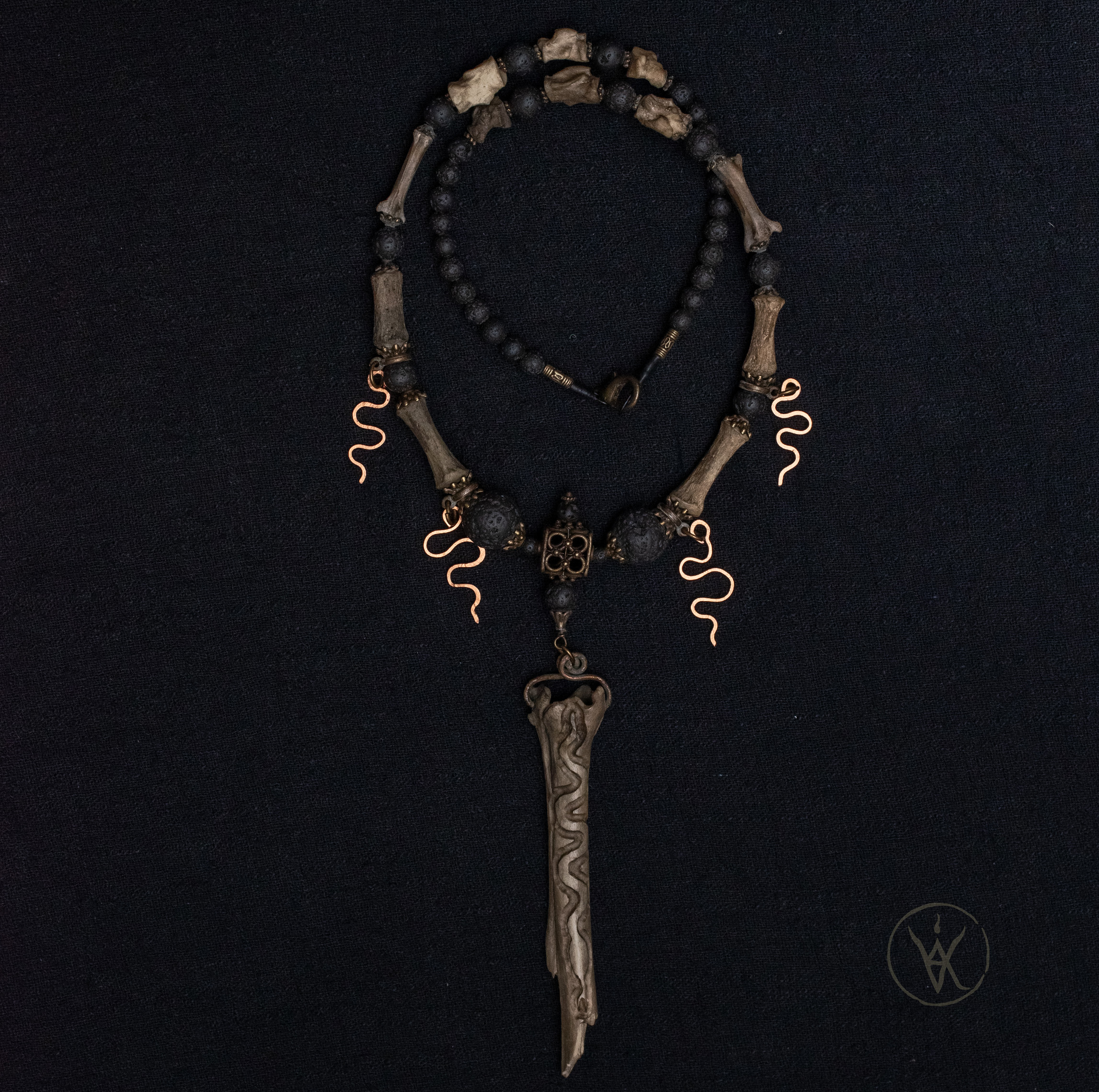⋮ Ordo Serpentium ⋮ Bone Necklace - Image 3