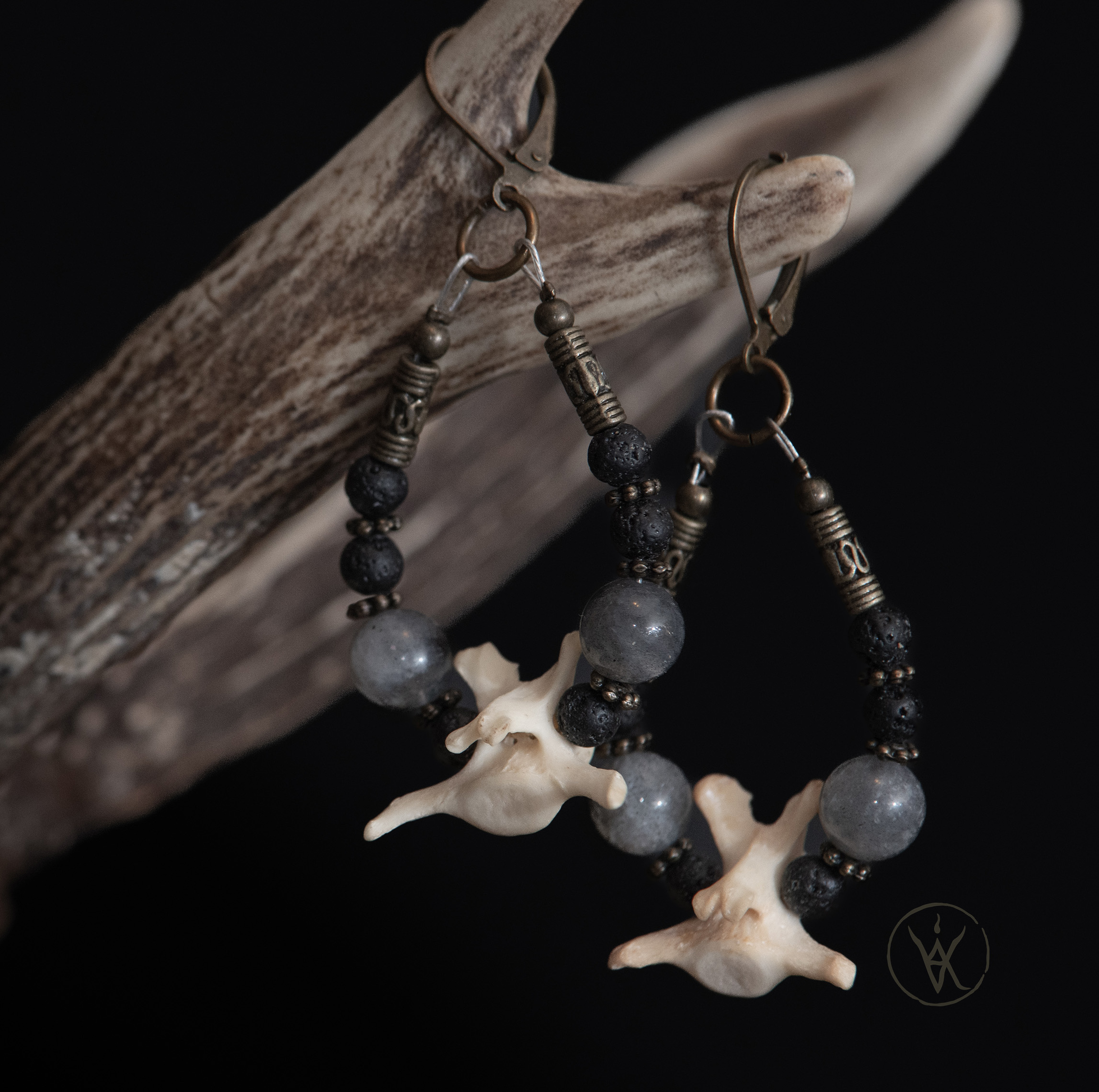 Sigma Earrings ⋮ Labradoride Bonewitch ⋮